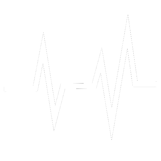 Minimalist fine-line icon representing arterial heartbeat pulse waves and cardiovascular rhythms for clinical Triple Pulse Diagnostics